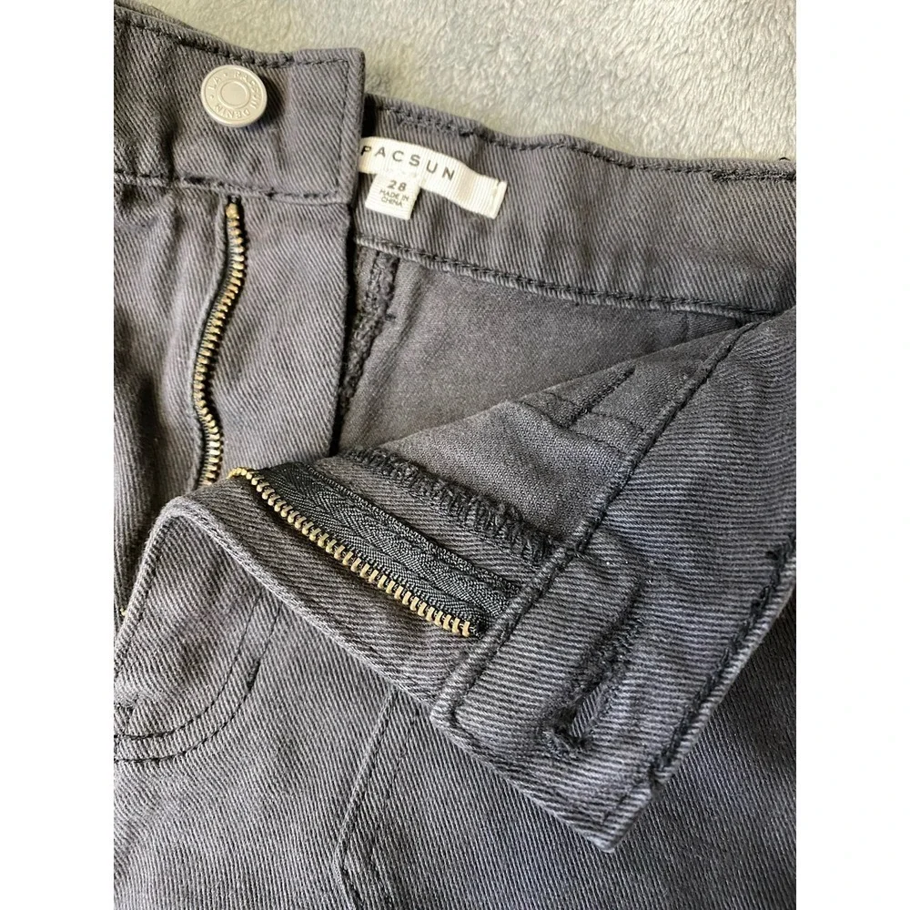 Pacsun Faded Black Jean Shorts Women's Size 28